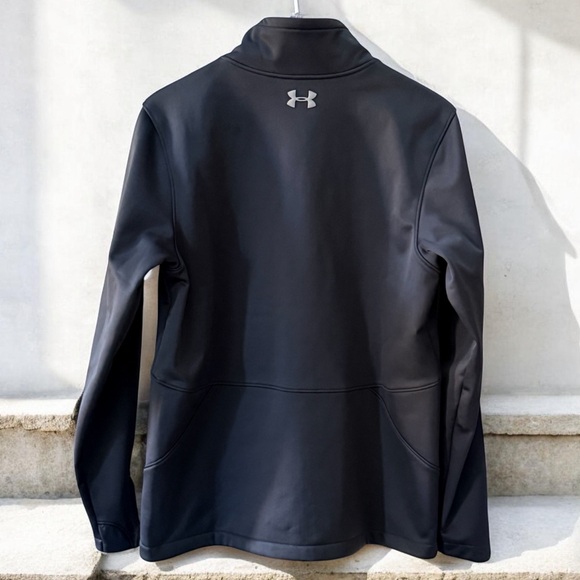 NWOT Men’s Under Armour Navy Blue Performance Zipped Jacket! Medium! - Picture 9 of 9
